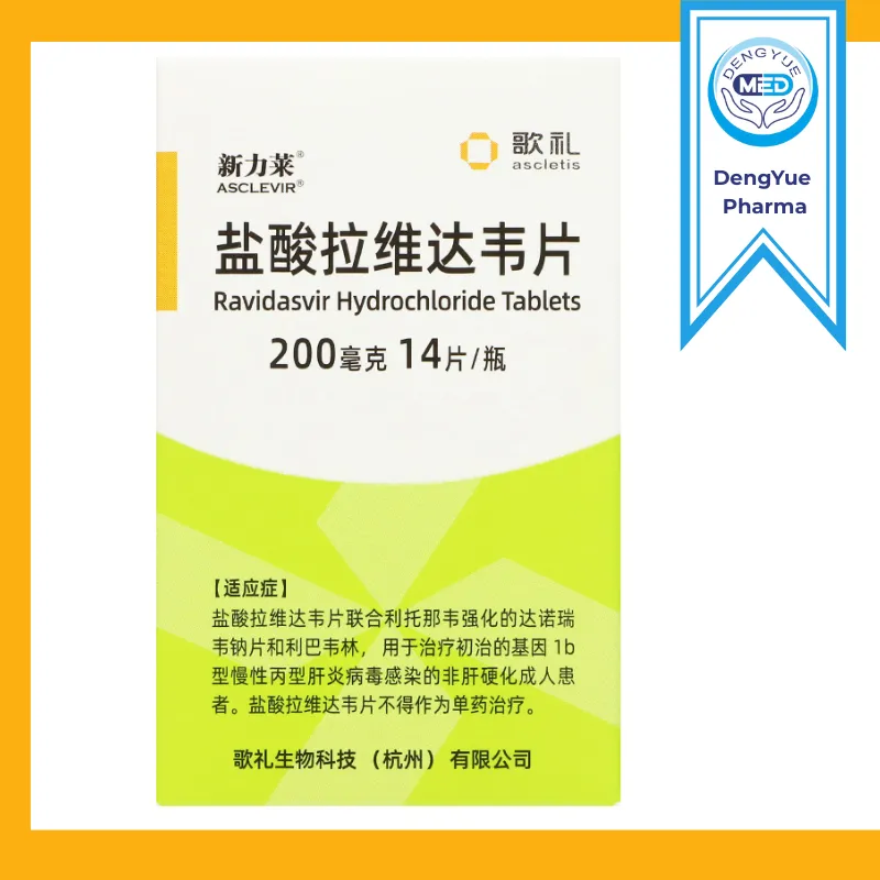 ascletavir ravidasvir hydrochloride 200mg tableta