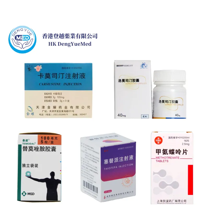análisis clínico y comercial de carmustina, lomustina, temozolomida, tiotepa y metotrexato